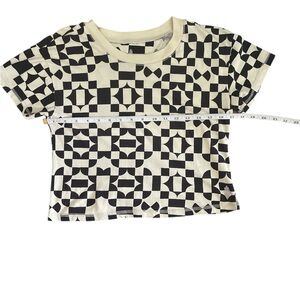 3/$30 Free People Black & Cream top